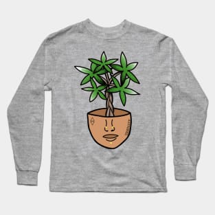 Money Tree Plant Person Long Sleeve T-Shirt